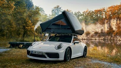 Новая палатка на крыше от Porsche Tequipment